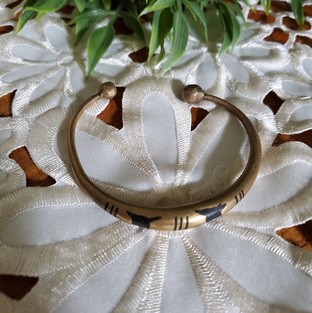 BRASS | Handmade African Cuff Bracelet